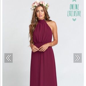 Collette Collar Merlot Chiffon SMYMM